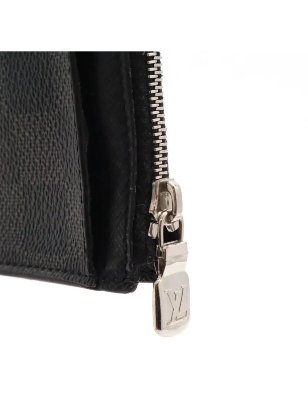 Louis Vuitton Damier Graphite Coin Card Holder Purse Case